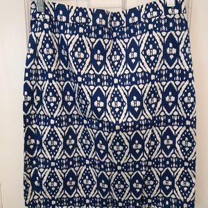 Jcrew factory pencil skirt - eyecat print